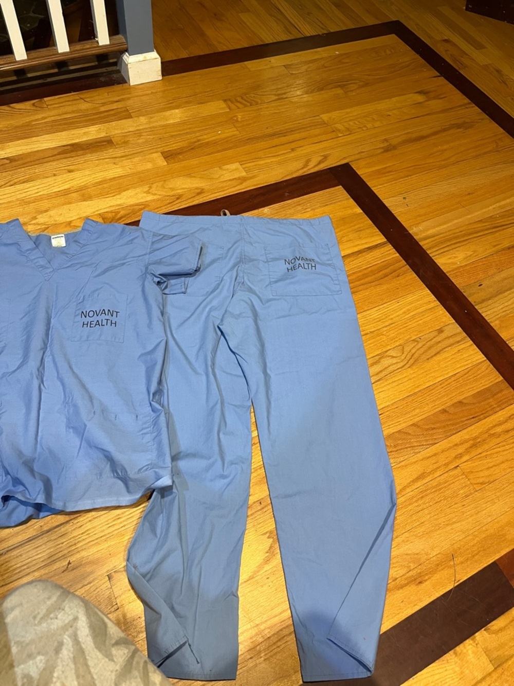 Blue Scrub-Style  Set - Picture 2 of 2